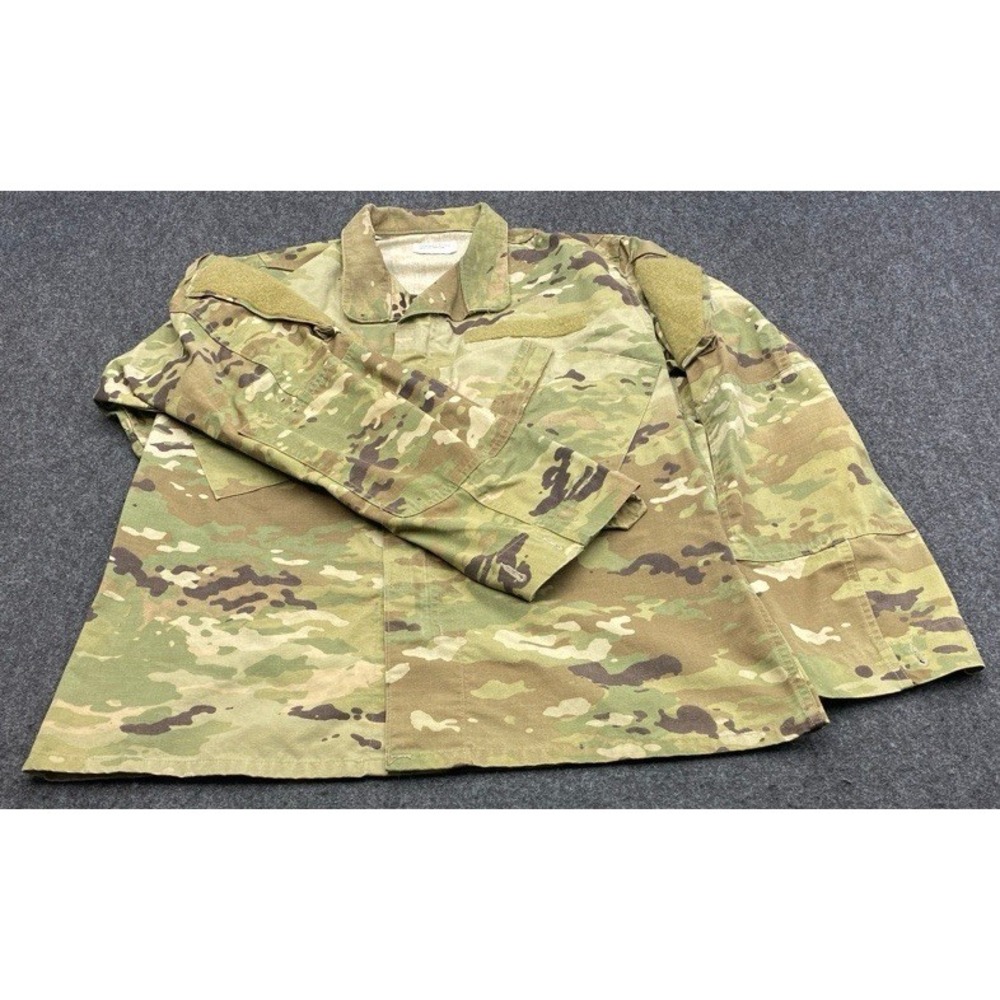 US Military OCP Combat Coat Mens Medium Regular Camo Ripstop 8415-01-623-5528